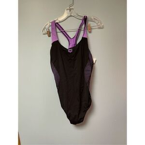 Arena Women's Swimsuit Swim Pro Back Graphic Lb One Piece Swimsuit Size 24-26